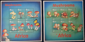 Гамбия, 2000, Грибы, 2 листа